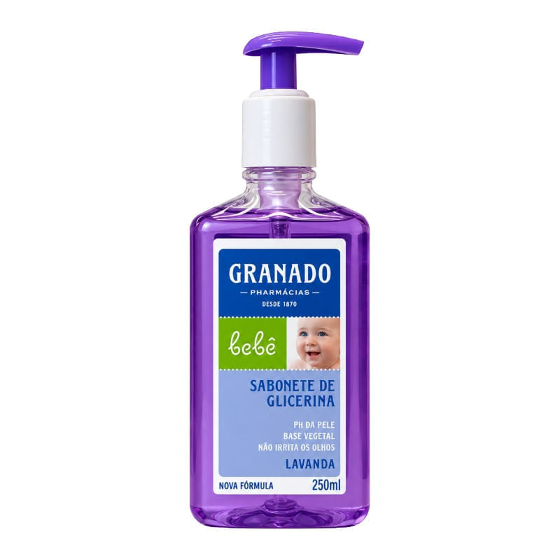 Granado Bebê Sabonete Líquido de Glicerina Lavanda · 250 ml