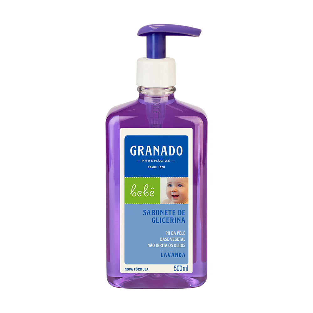 Granado Bebê Sabonete Líquido de Glicerina Lavanda · 500 ml