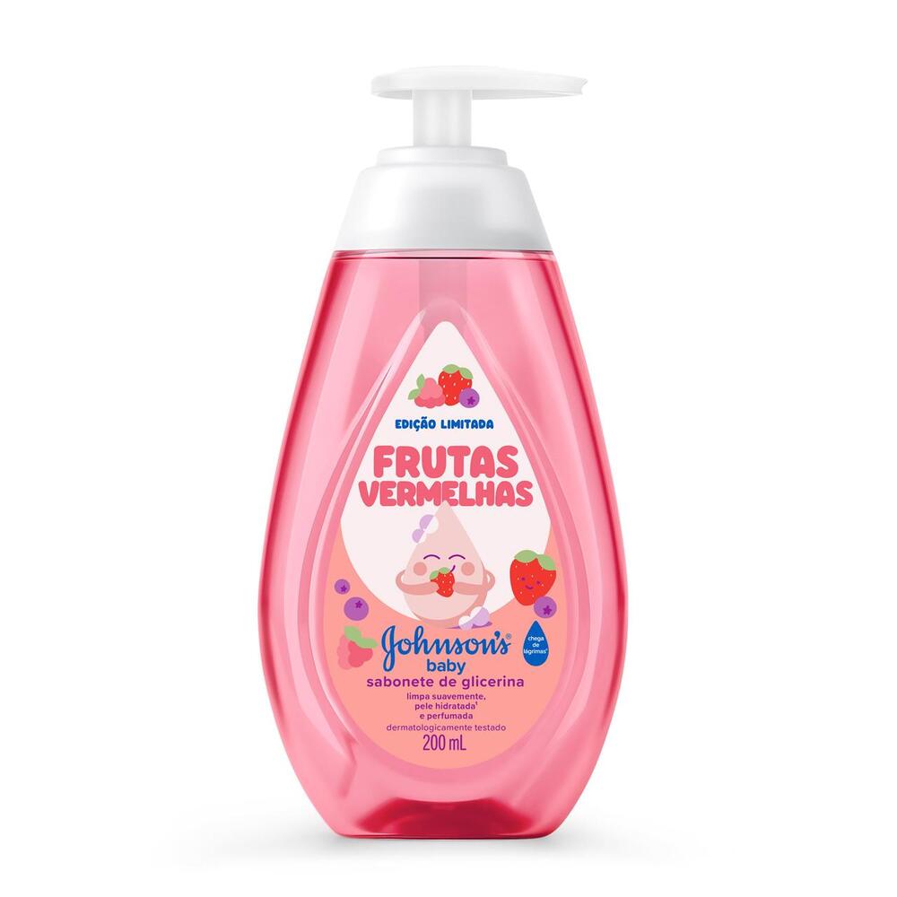 Johnson's Baby Sabonete Líquido Frutas Vermelhas · 200 ml