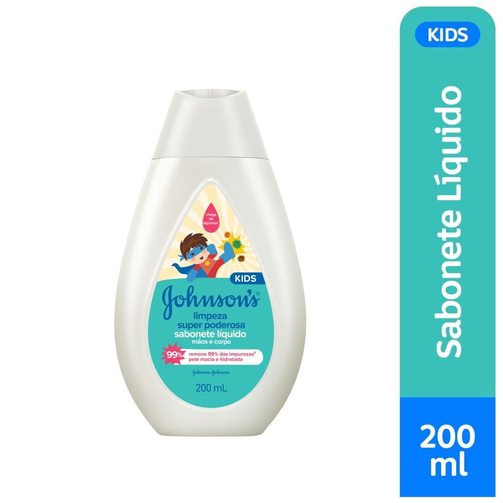 Johnson's Baby Sabonete Líquido Limpeza Super Poderosa · 200 ml