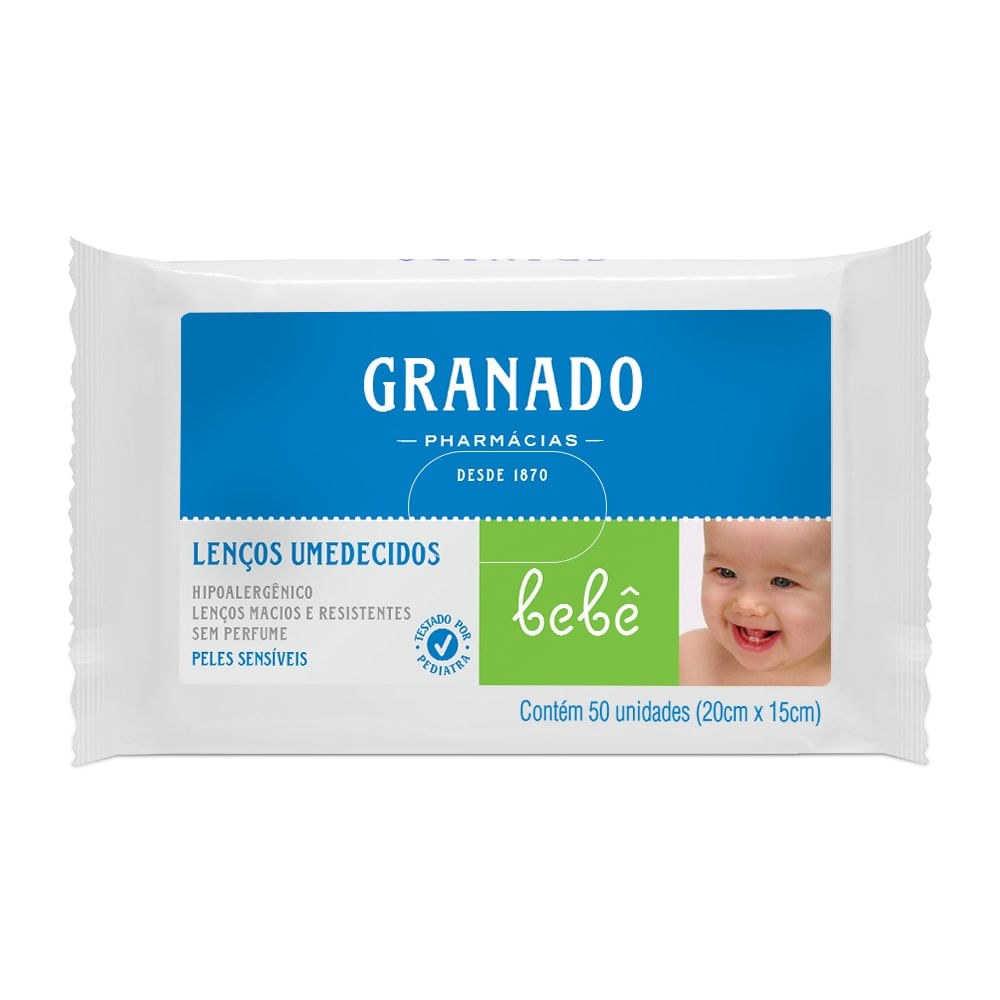 Granado Bebê Peles Sensíveis · 50 unidades