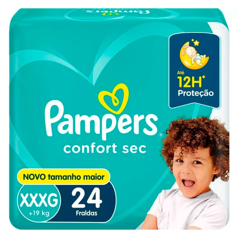 Pampers Confort Sec XXXG · 24 unidades