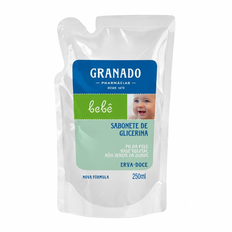 Granado Bebê Sabonete Líquido de Glicerina Erva-doce · 250 ml
