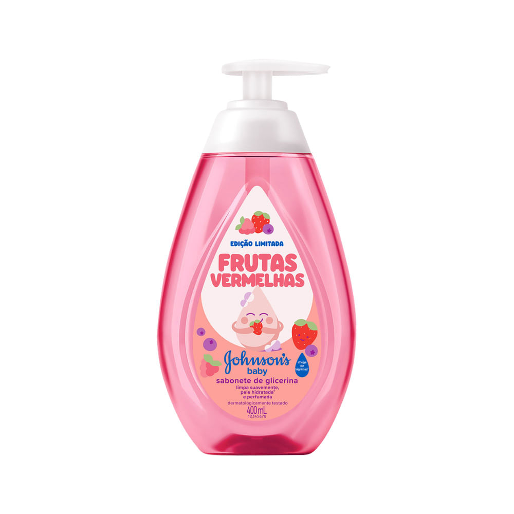 Johnson's Baby Sabonete Líquido Frutas Vermelhas · 400 ml