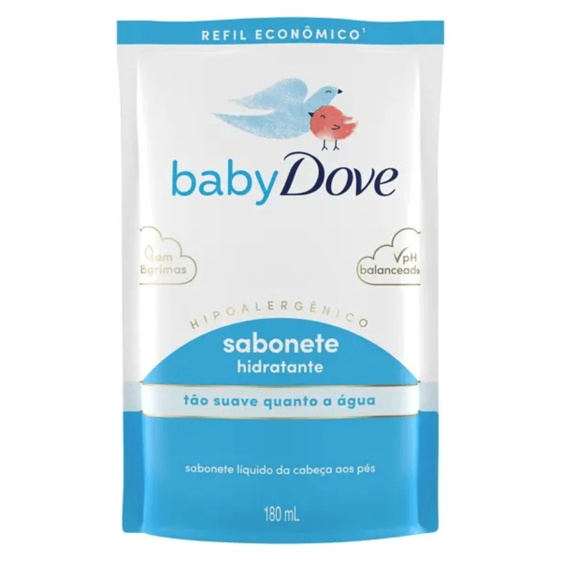 Baby Dove Sabonete Líquido Hidratação Enriquecida · 180 ml