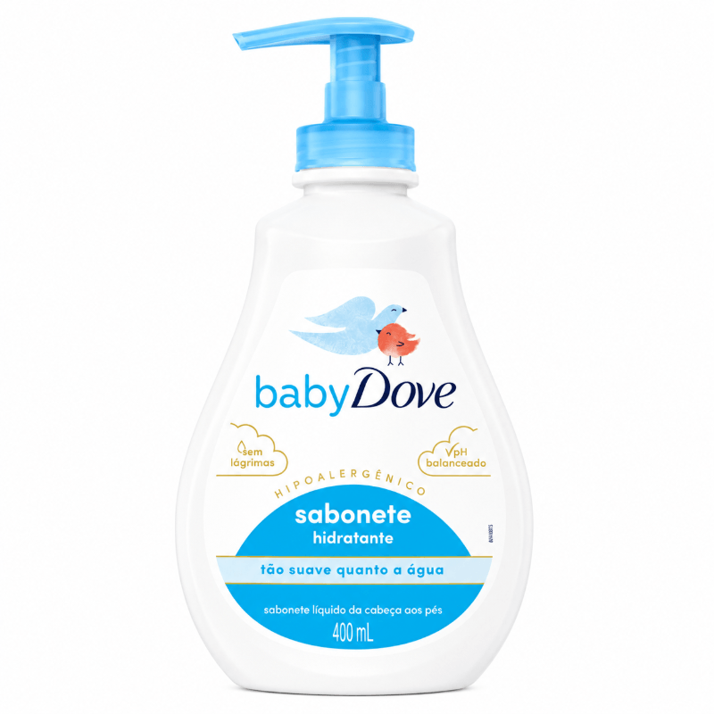 Baby Dove Sabonete Líquido Hidratação Enriquecida · 400 ml