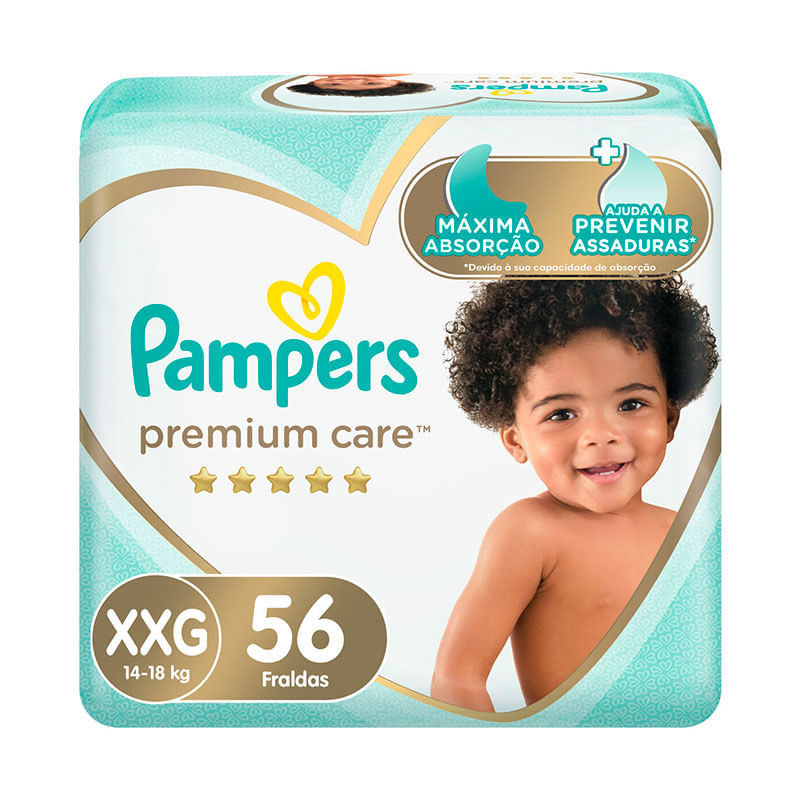 Pampers Premium Care XXG · 56 unidades