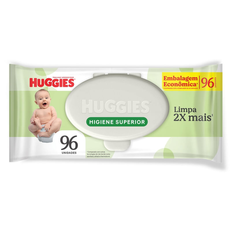 Huggies Higiene Superior · 96 unidades