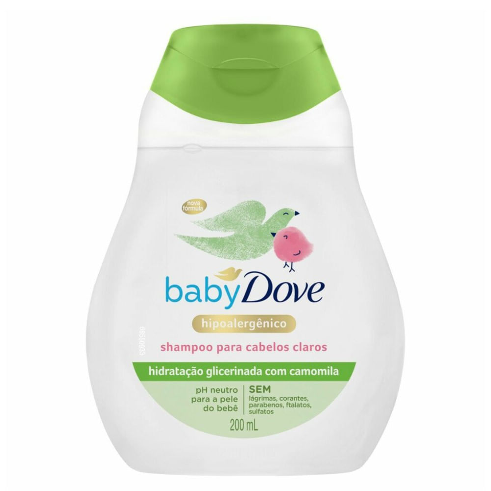 Baby Dove Shampoo Cabelos Claros · 200 ml